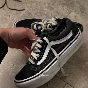 Vans Black and White Women's Sneakers
